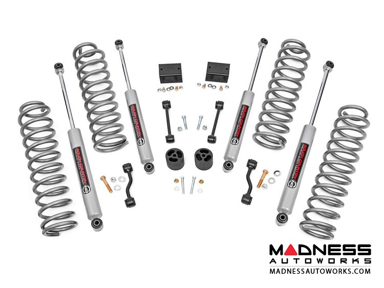 Jeep Wrangler JL Suspension Lift Kit w/Lifted Coil Springs - 2.5" Lift